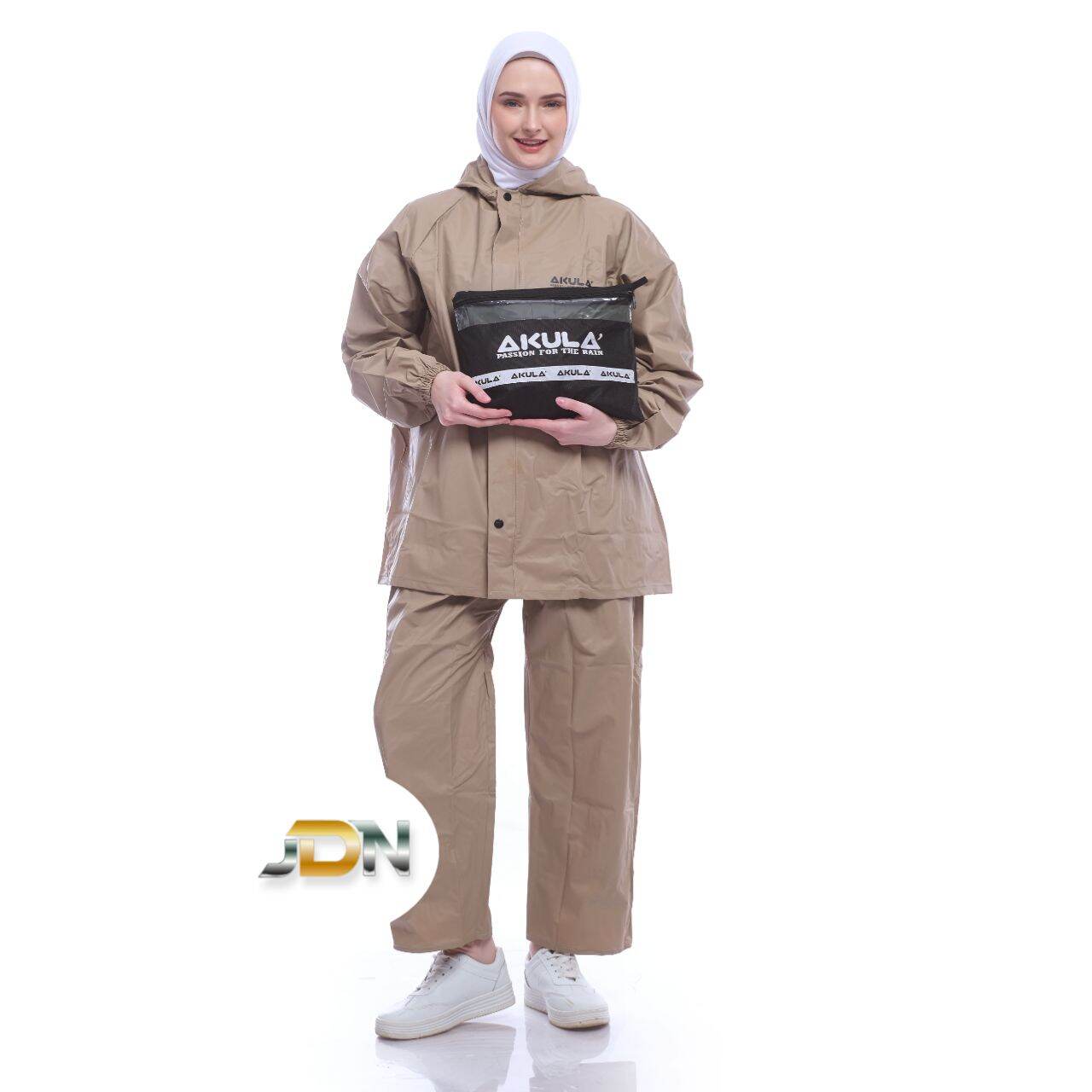 JAS HUJANRAINCOAT PRIA WANITA TERBAIK BY AKULA ANTI REMBES KUAT LENTUR dan TAHAN LAMA