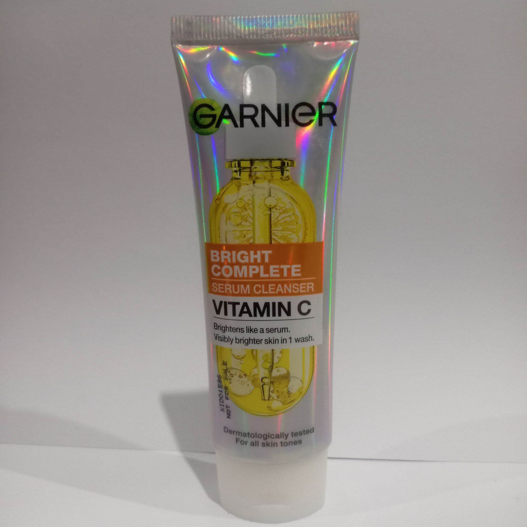 Pembersih Wajah Garnier Bright Complete Serum Cleanser 50ml