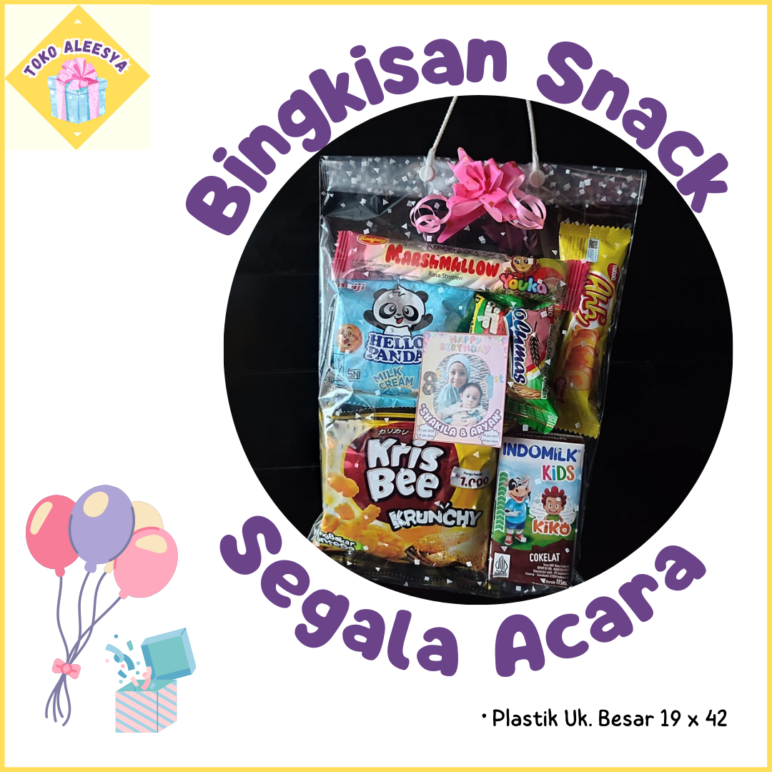 Dpt 10 Bingkisan Snack Ulang Tahun/Bingkisan Lebaran/Paket Ultah Anak