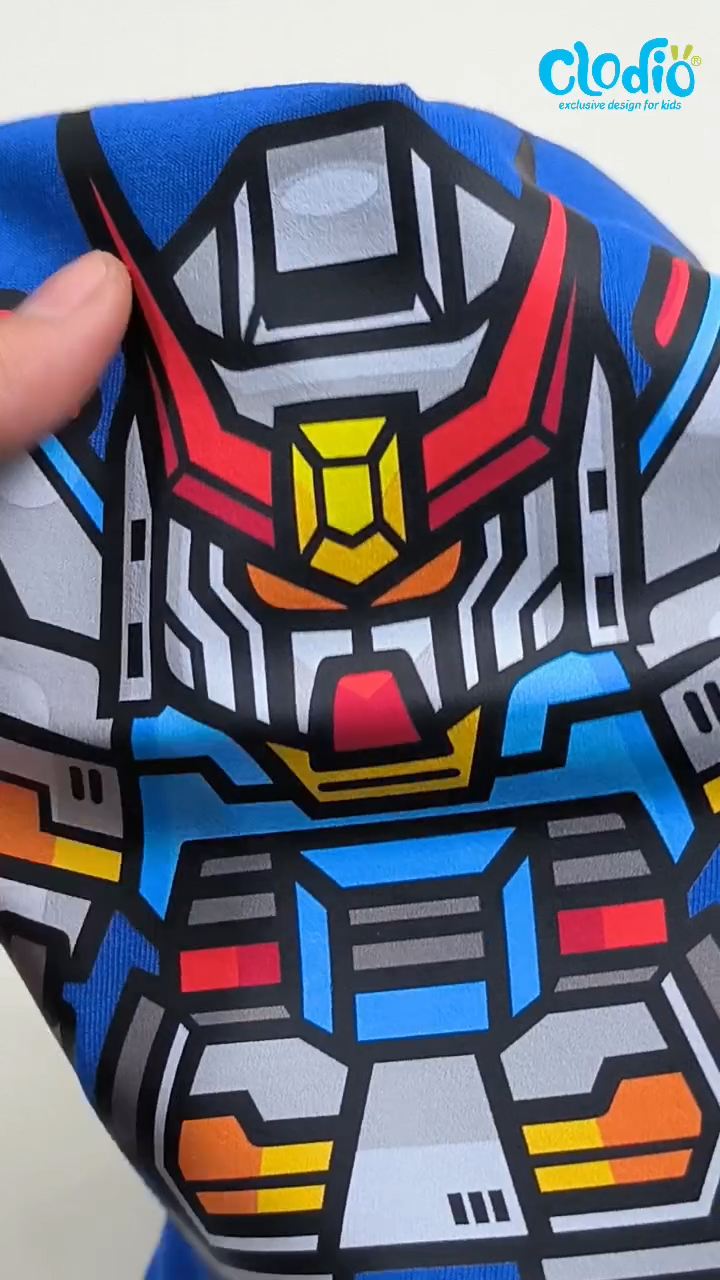 Kaos anak usia 1-8 tahun robot Combed 24S