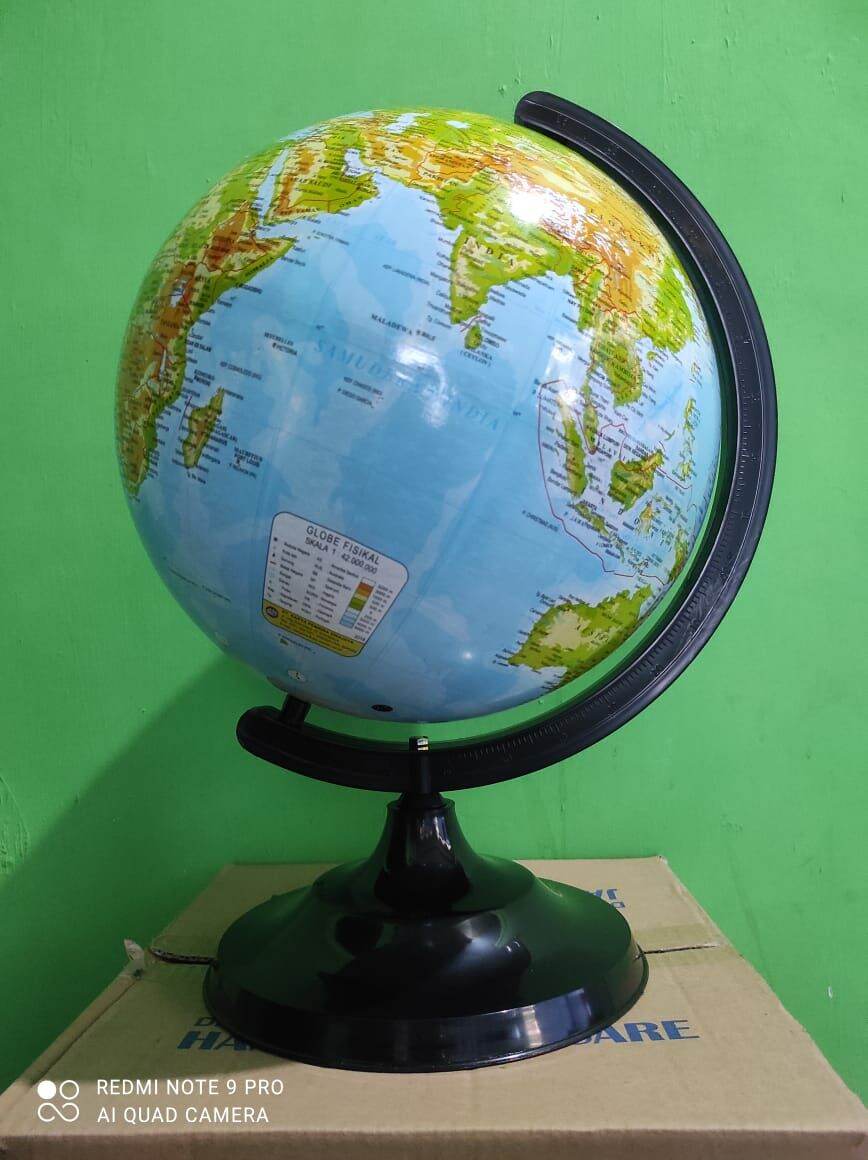 globe bola dunia ukuran diameter 30cm