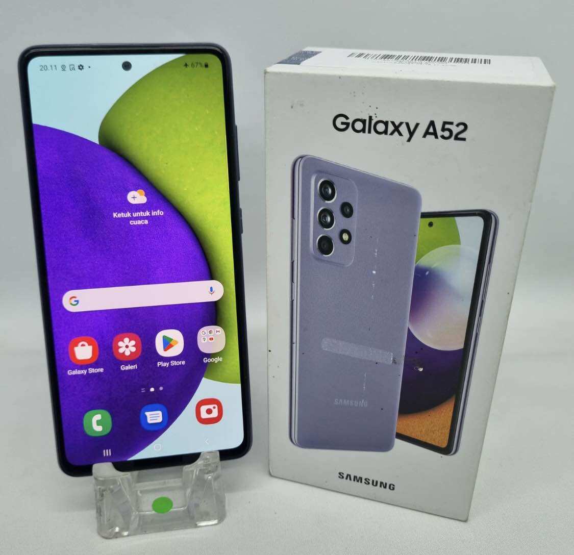 Samsung Galaxy A52 Ram 8/256GB (SECOND BERGARANSI) Harga 2,450,000 rupiah*Gratis Ongkir