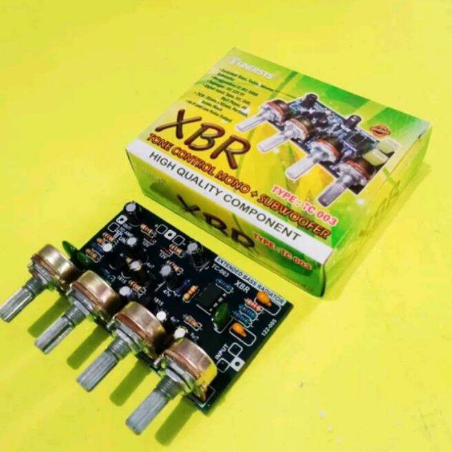 Xbr Tone Control Mono Plus Subwoofer Extended Bass Radiator Lazada Indonesia