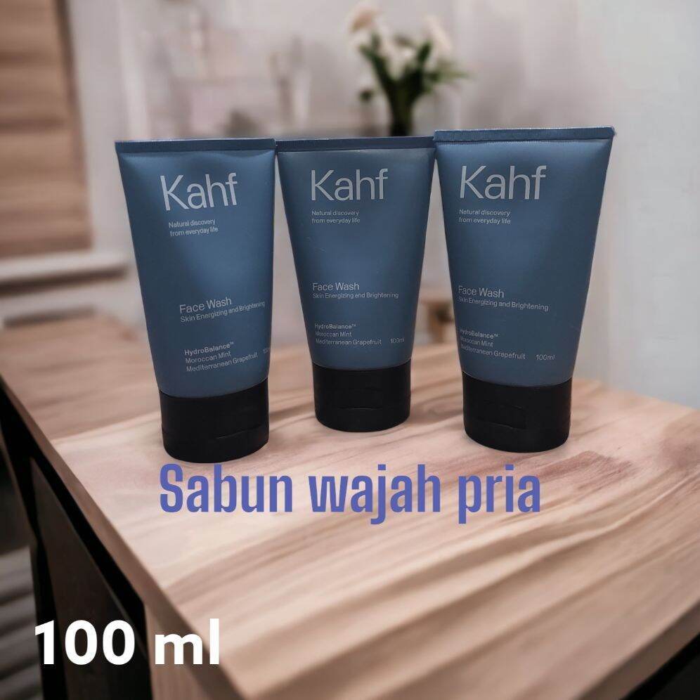 KAHF FACE WASH 100 ML skin energizing and brightening Lazada Indonesia
