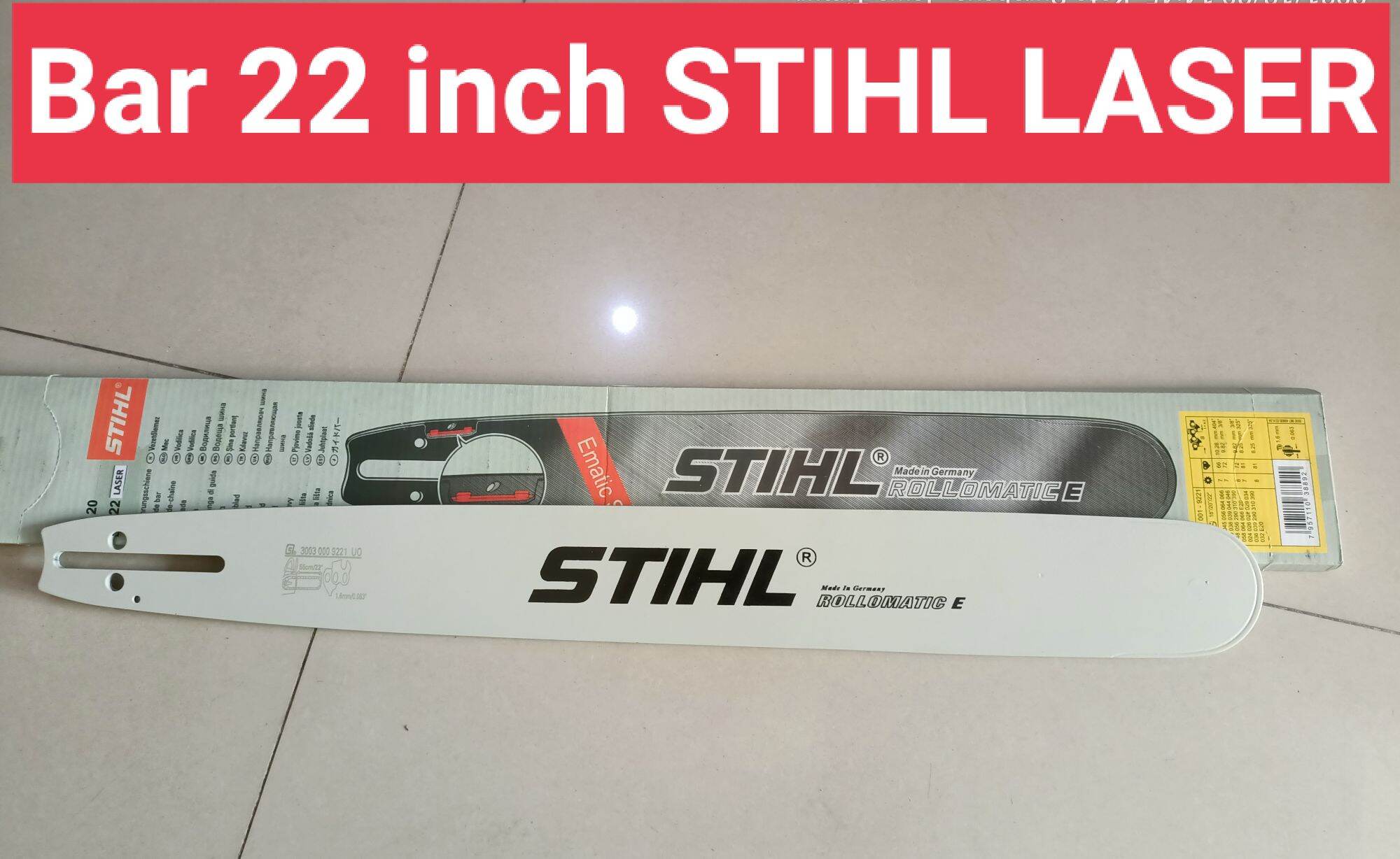 Stihl chainsaw deals 22 inch bar