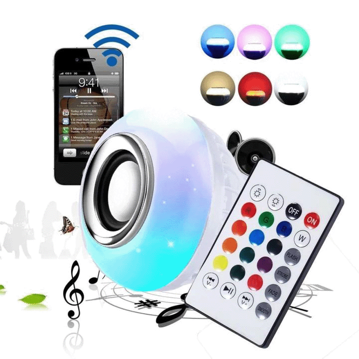 LED muzička sijalica — ritam muzike i party mod