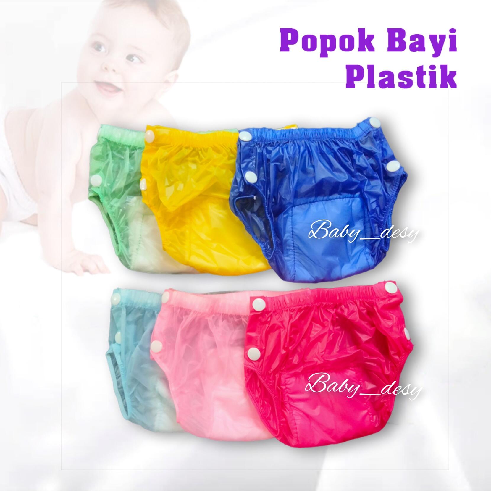 POPOK PLASTIK KANCING / CELANA BAYI PLASTIK CUCI ULANG / CELANA - DIAPERS