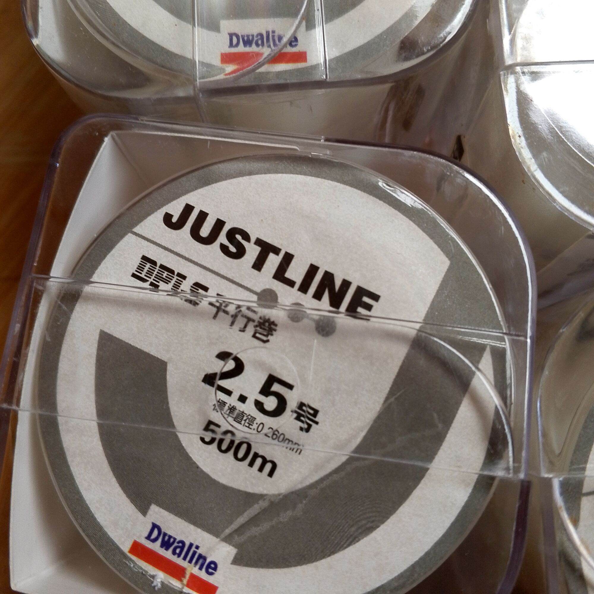 Senar Pancing Original Justline Dwaline 500m ukuran 0.260/0.285/0.330/0.370/0.405mm. 