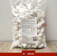 Corniche Marshmellow Mega Snow White 1kg - Marshmellow Marshmallow Halal Full Putih Besar