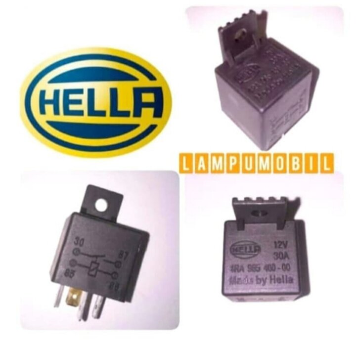 Relay hella 12V Kaki 4 Original Lazada Indonesia