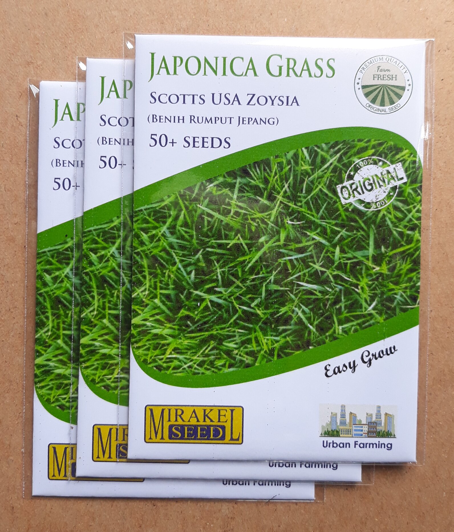 Benih Rumput Jepang Zoysia Japonica Grass ORI Isi 50 Biji Lazada