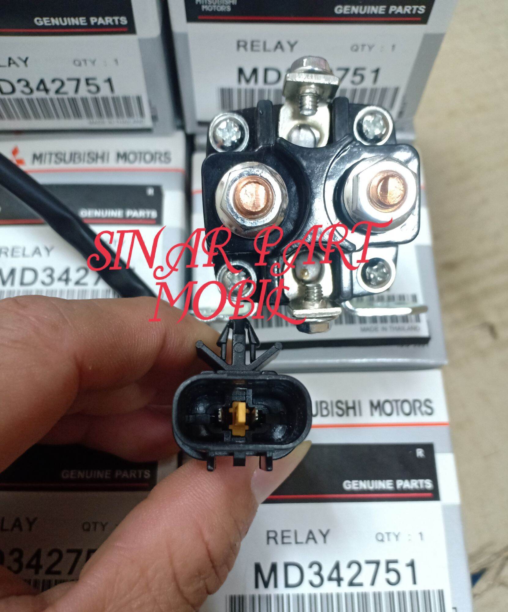 RELAY STARTER RELAY GLOW PLUG / RELAY SET MITSUBISHI TRITON / PAJERO ...