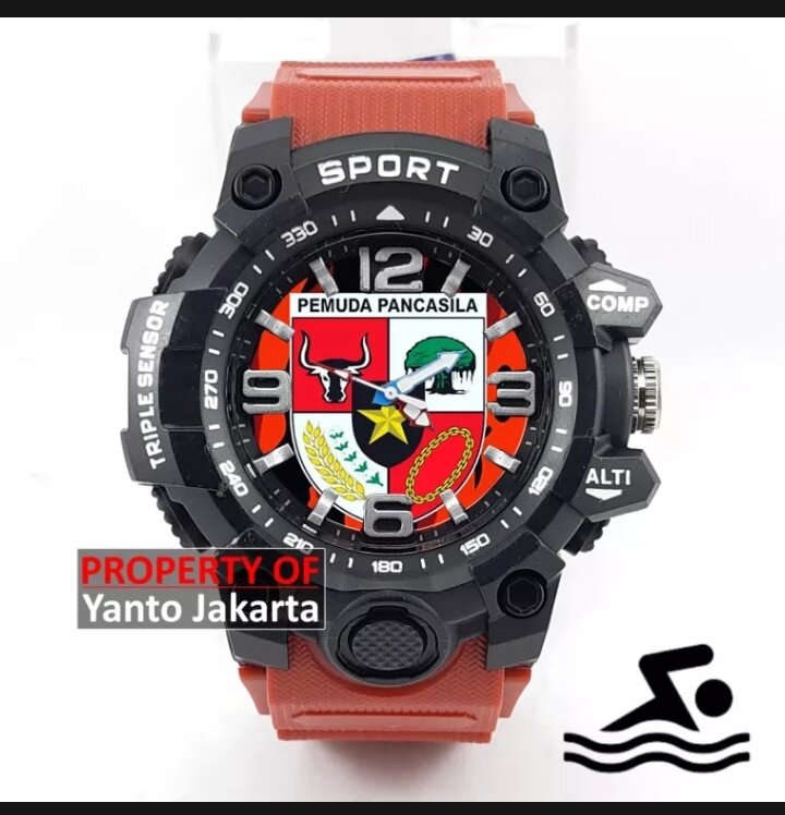 JAM Tangan Pemuda Pancasila /PP Pancasila Pria Terbaru