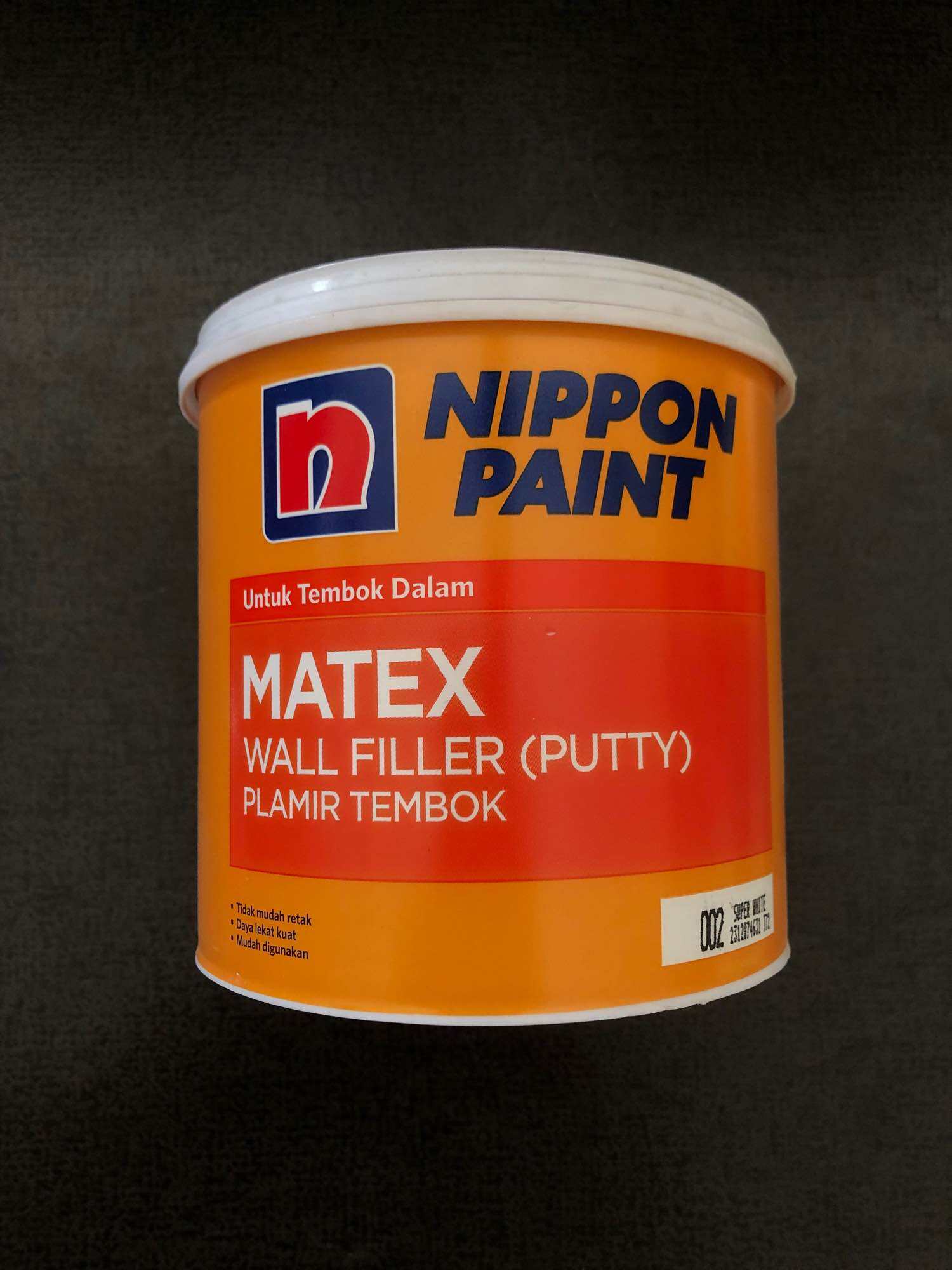 Plamir Tembok Matex Putty Wall Filler Dempul Tembok 1 kg Nippon Paint ...