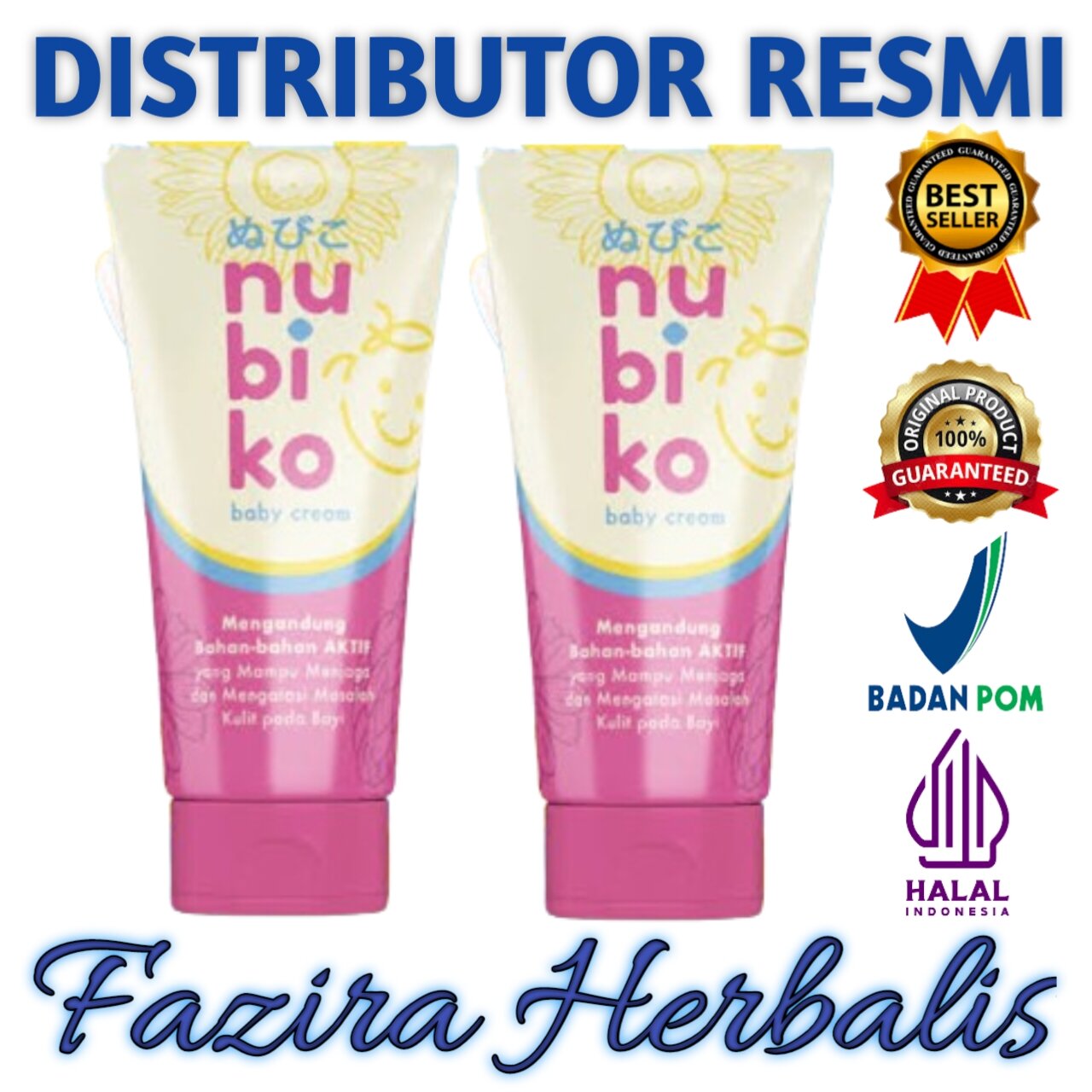 NUBIKO Skincare Baby Ceam Obat Penghilang Bekas Luka Pada Kulit Bayi Pudarkan Bekas Luka Kulit Bayi
