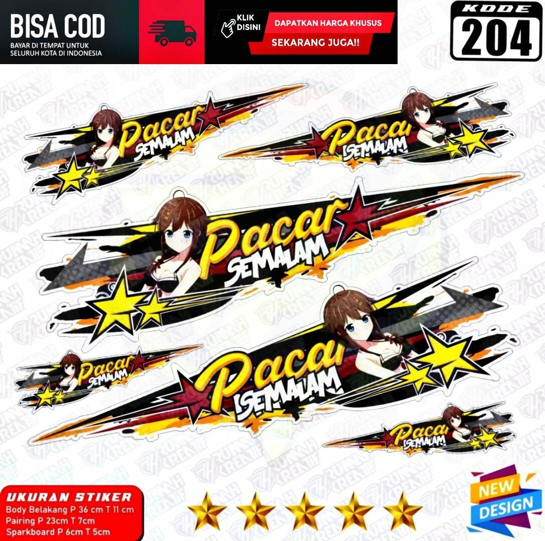 Decal Sticker Striping Variasi Animasi Honda C70 C50 C80 C90