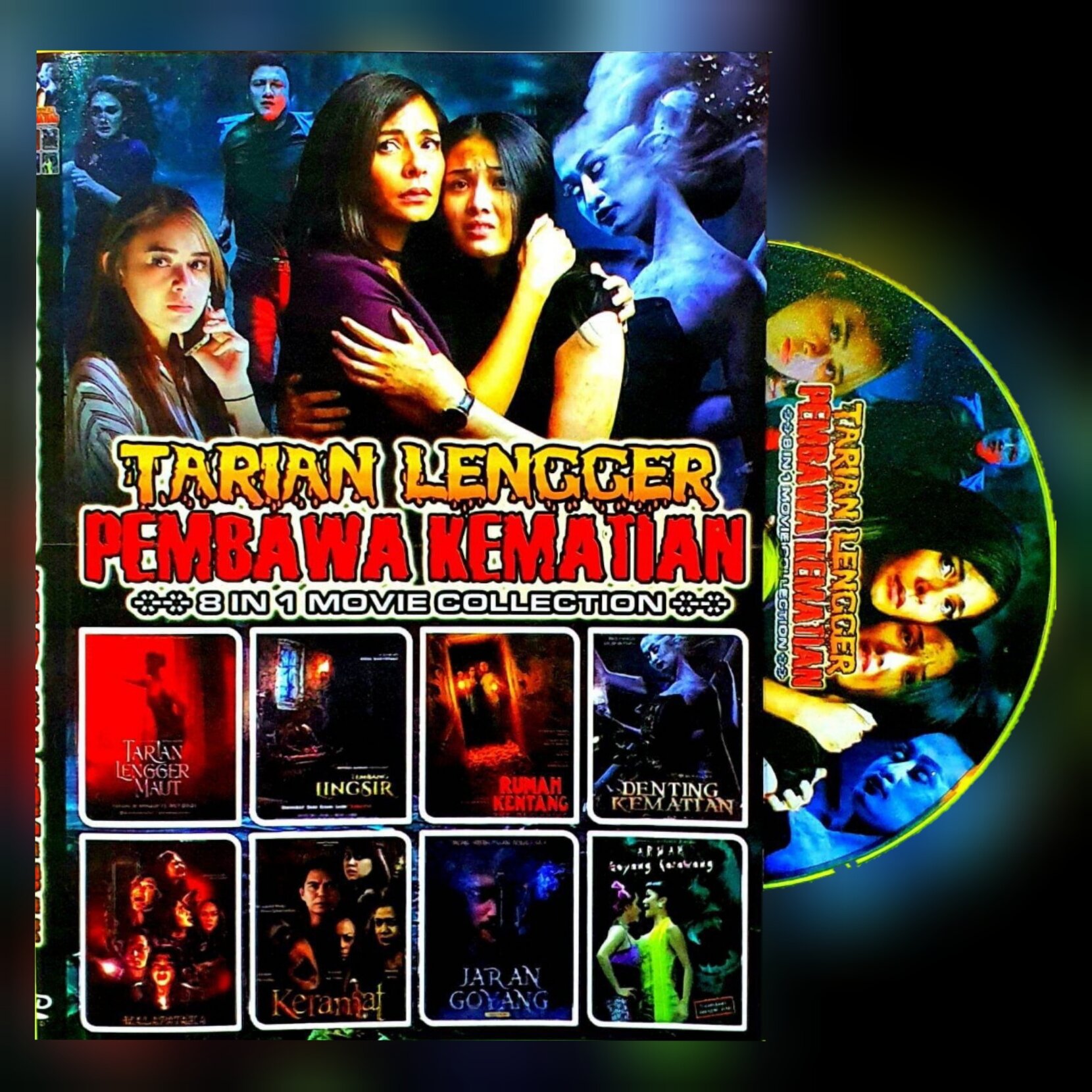 Kaset Dvd Koleksi 8 Film Horor Indonesia Terbaru Kaset Dvd Film Indo Terbaru Kaset Dvd Film 