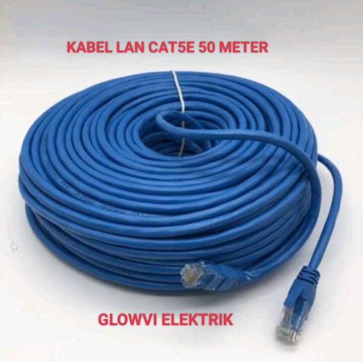 Kabel Lan Utp Cat E Rj Meter Kabel Internet Wifi Router Meter Kabel Utp Rj