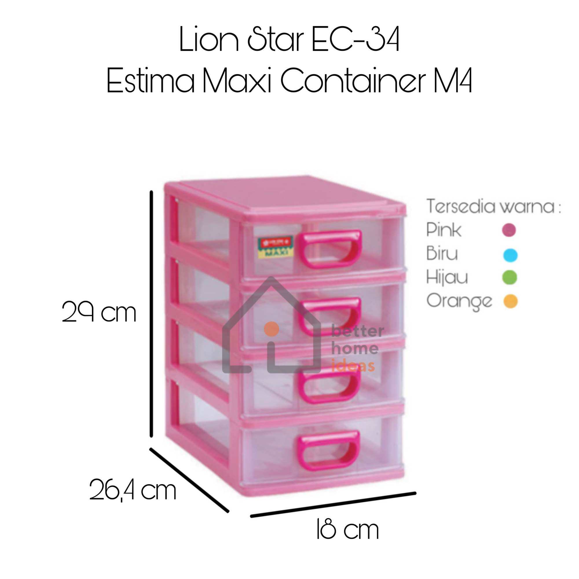 Laci Plastik Lion Star Estima Maxi Susun Lazada Indonesia