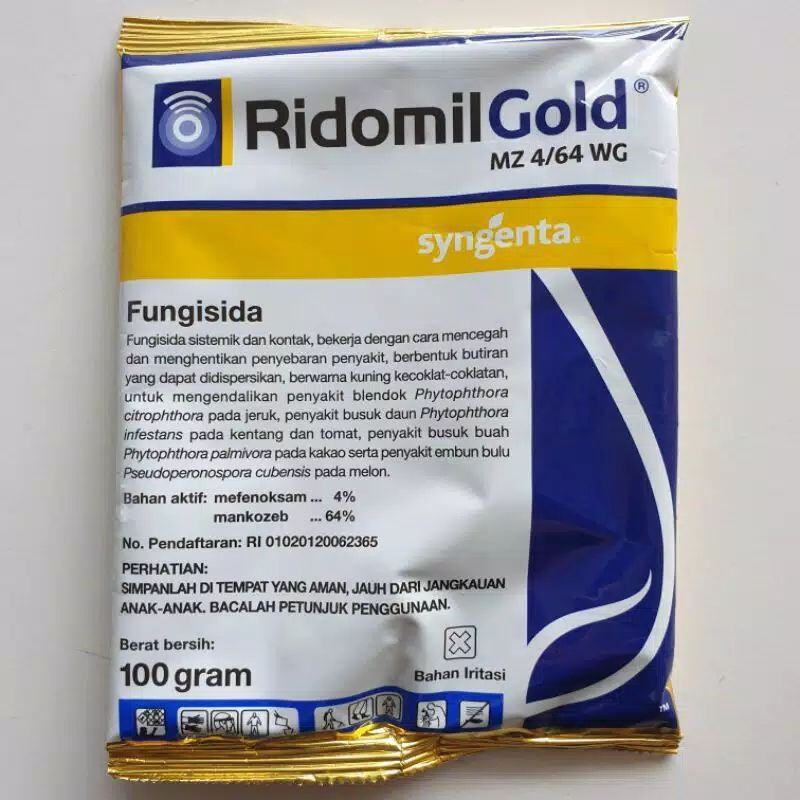 fungisida Ridomil Gold MZ 4/ 64 WG 100gram | Lazada Indonesia