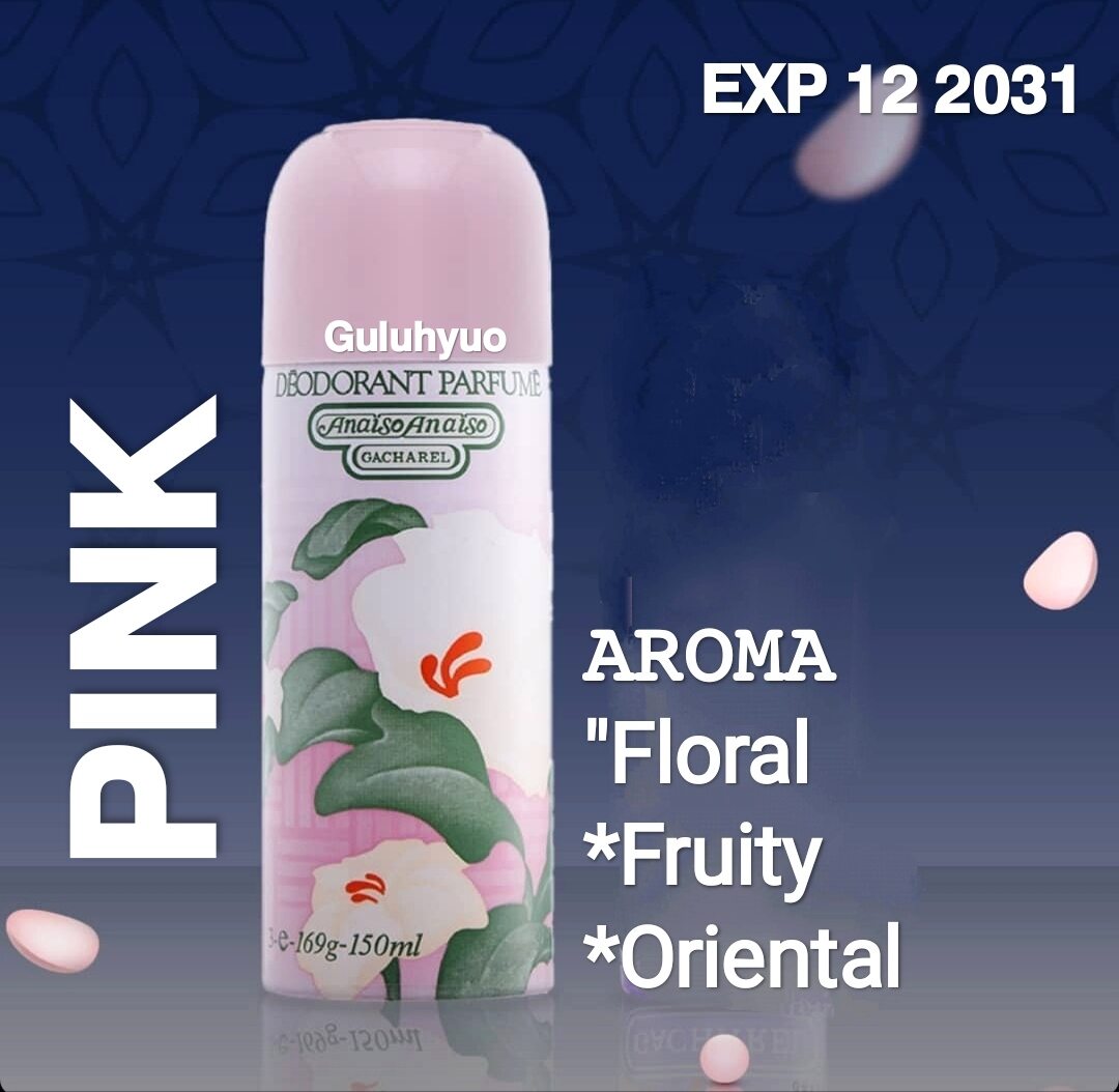 ANAISO ANAISO DEODORANT PERFUME SPRAY PINK 150 ml *MURAH PUUOOOLLL