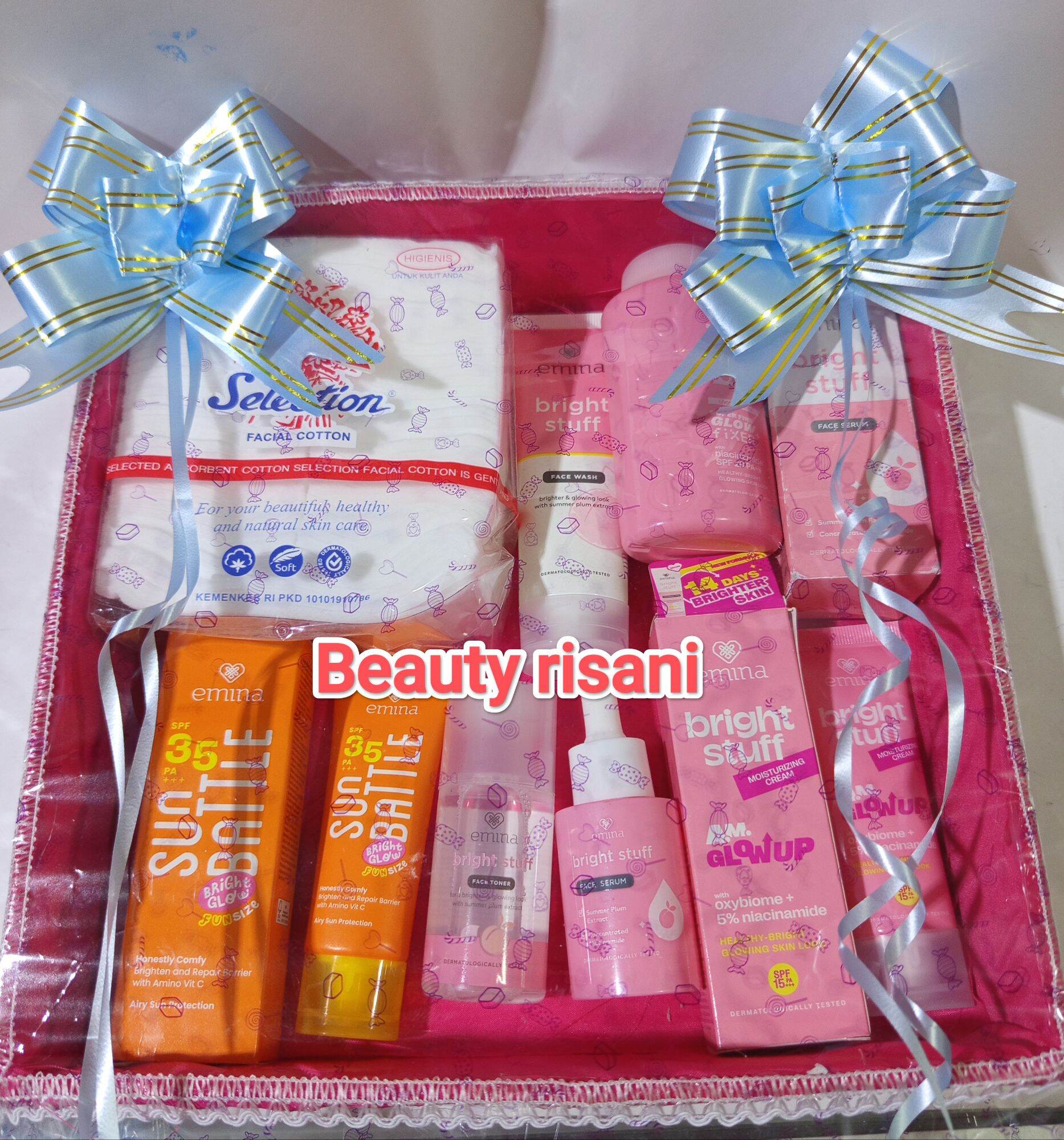 Emina Bright Stuff Skincare Package for pernikahan hadiah/Presents/Rewards
