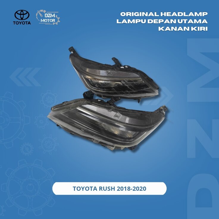 Original headlamp front lamp main left right Toyota Rush 2018 2019 2020 2021 2022 2023 Harga 900,000 rupiah*Gratis Ongkir