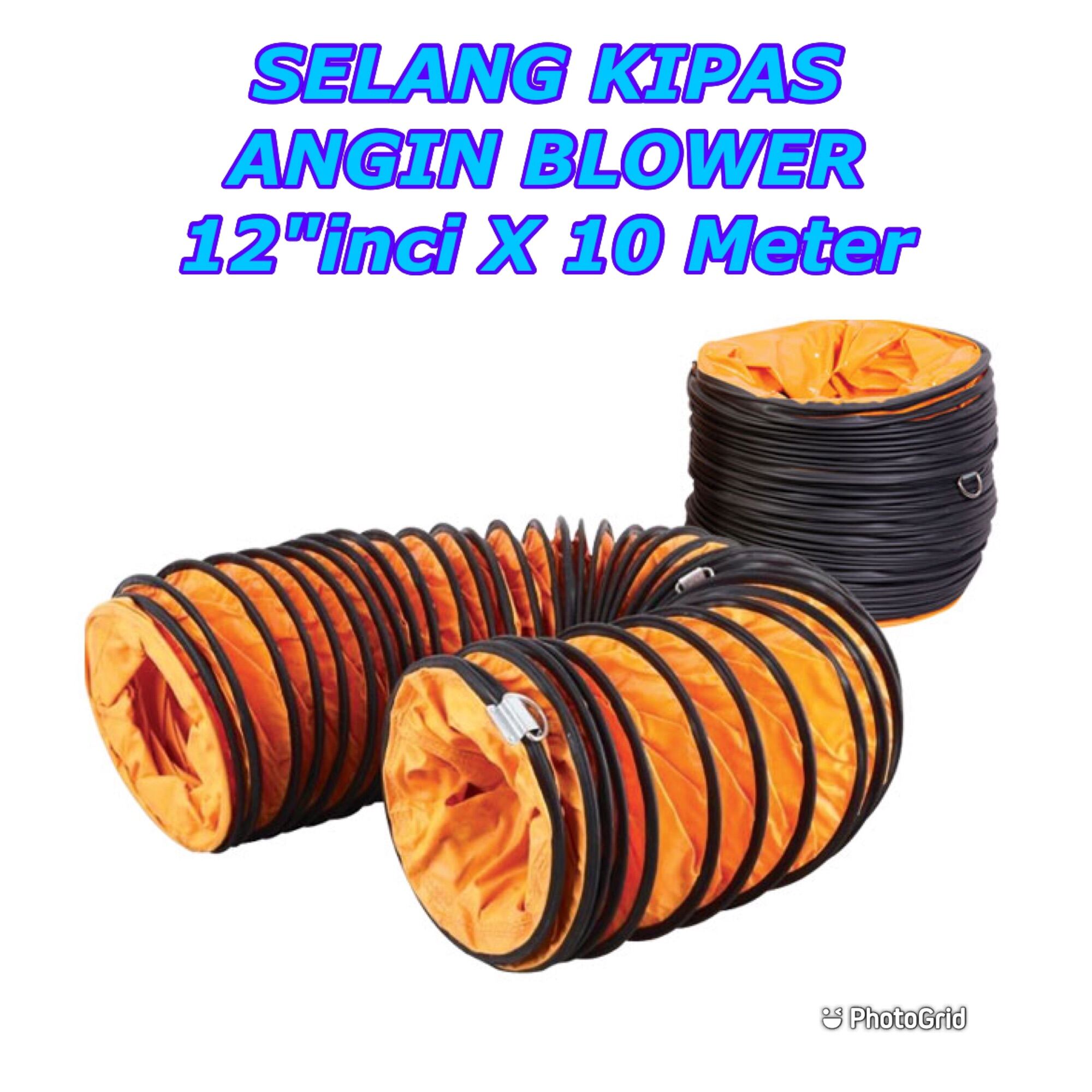 Selang Fleksibel Kipas Angin Blower 12x10m Flexible Duct 300 12 Inchi