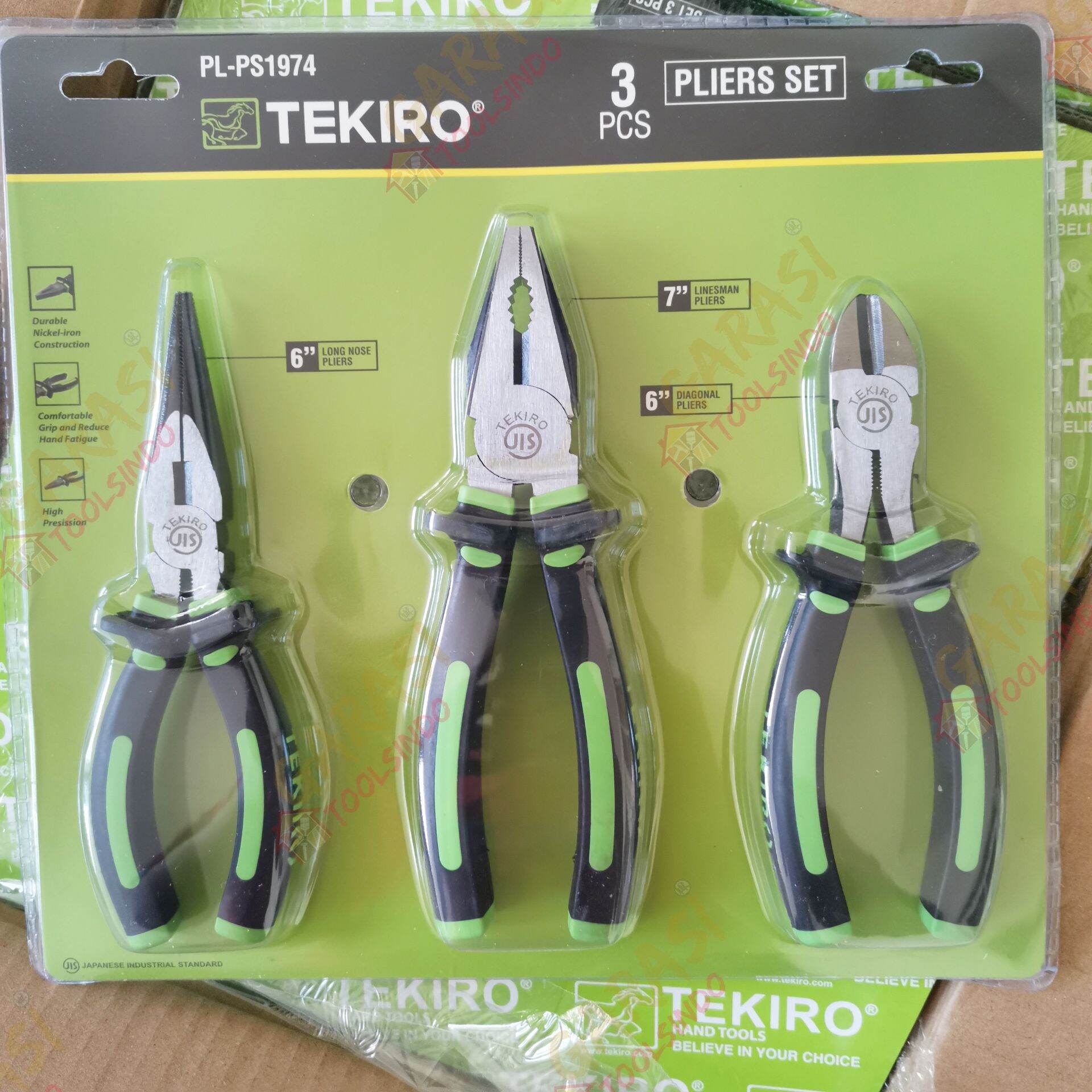 Tekiro Pliers Set Pcs Tang Set Tekiro Pcs Tang Kombinasi Inch Tang Potong Tang Lancip