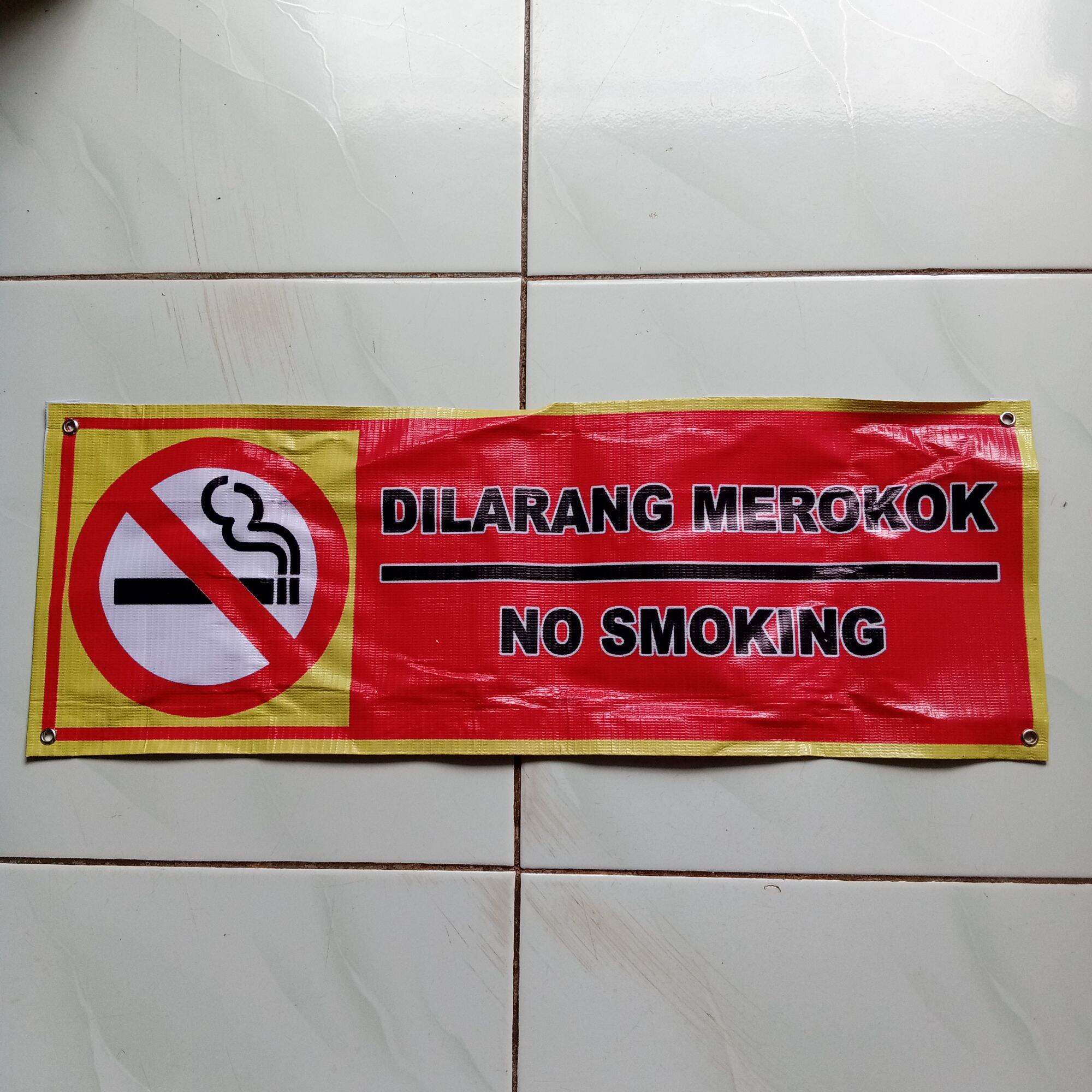 Spanduk Dilarang Merokok No Smoking Lazada Indonesia