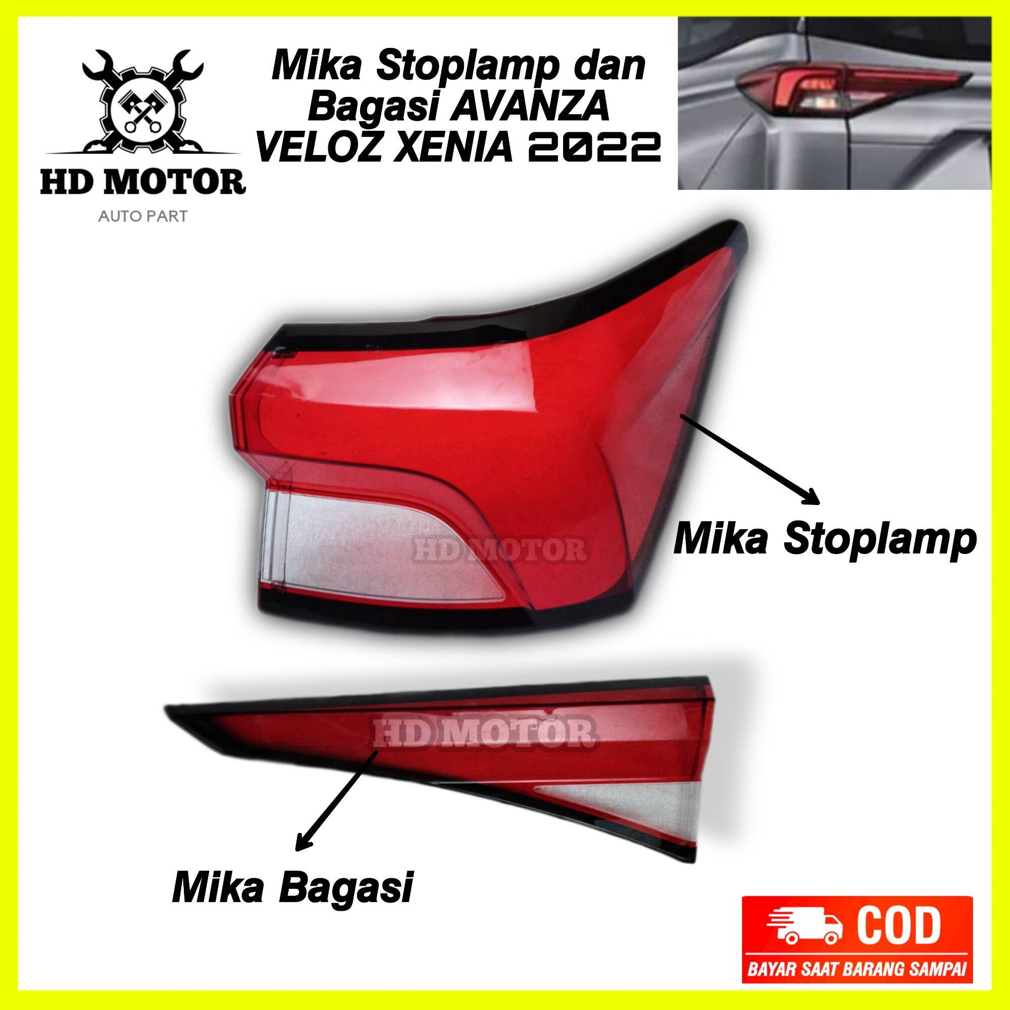 mika lampu bagasi belakang mika stoplamp lampu belakang avanza xenia 2022 original mika lampu belakang Harga 100,000 rupiah*Gratis Ongkir