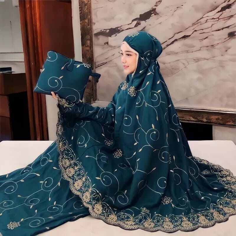 Hafizz - Latest Full Embroidered Gracella Adult Jumbo Mukena