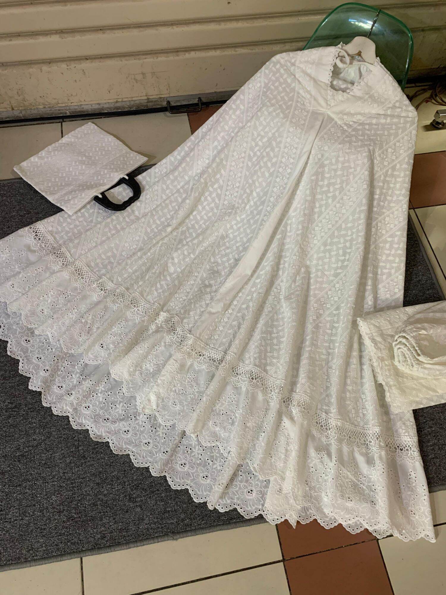 MUKENA HANINA BORDIR/ MUKENA KATUN RUBIAH/ MUKENA PREMIUM/ MUKENA PUTIH BORDIR