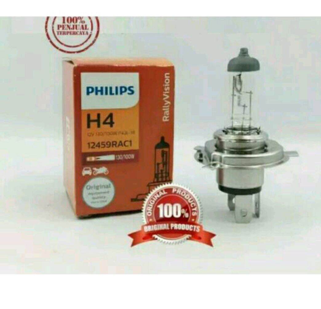 bohlam lampu depan H4 Philips 130/100 watt 12volt