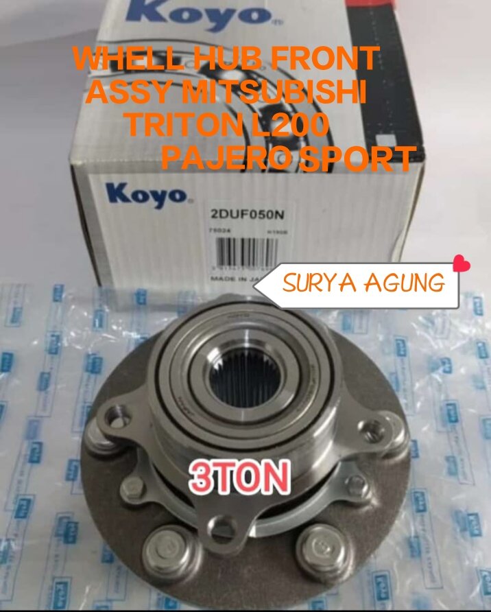 NAP RODA BEARING DEPAN / WHELL HUB FRONT ASSY MITSUBISHI TRITON PAJERO ...