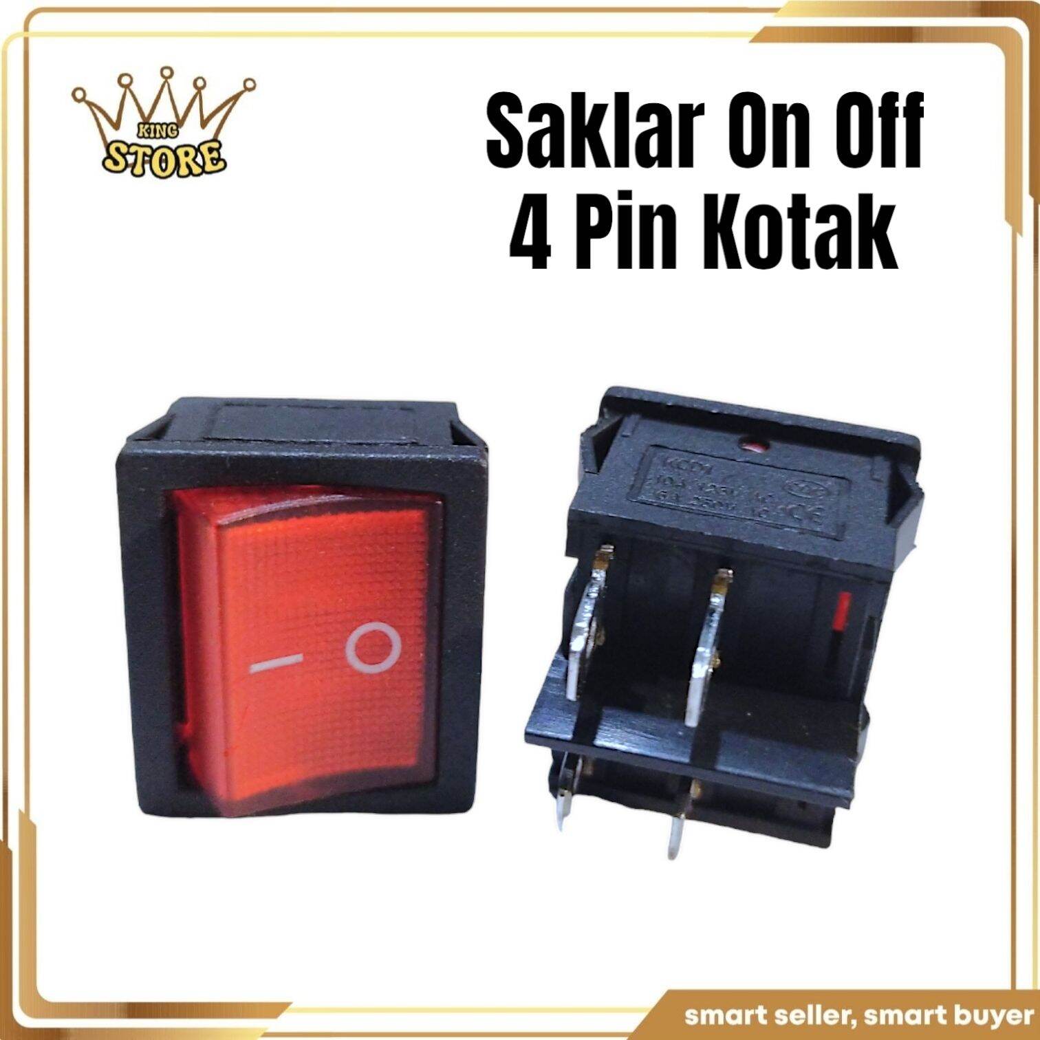 SWITCH SAKLAR ON OFF 2P 3P 4P 6PIN / SWITCH SAKLAR BESAR MINI TIPIS ...