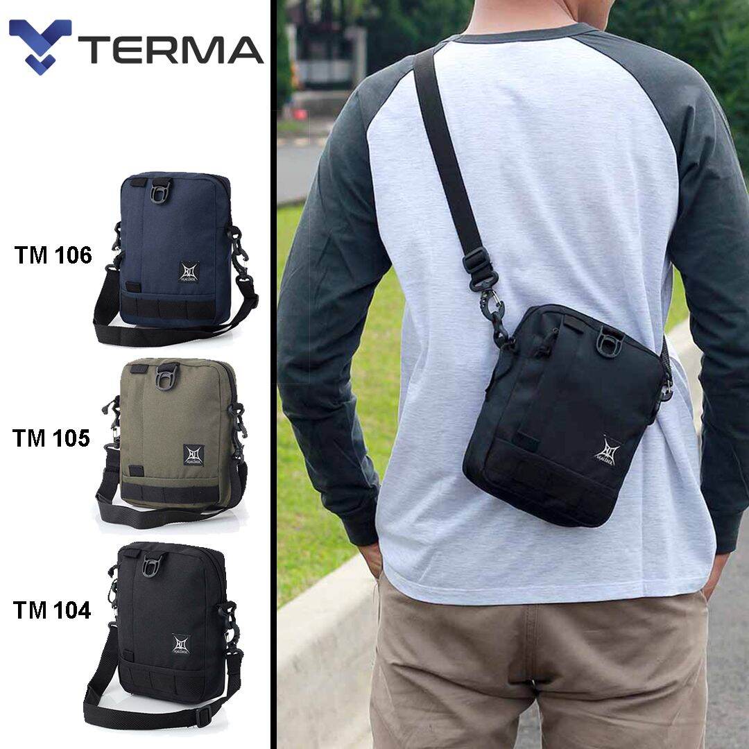 Jual Tas Waist Bag Pria Terma TM 050 / Tas Pinggang-Selempang Pria