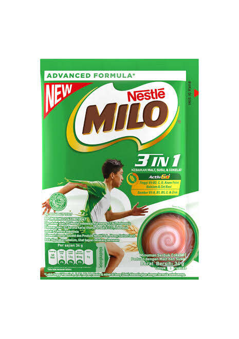 Milo 3in1 Milo Besar Isi Lebih Banyak Susu Coklat Kental Milo Susu