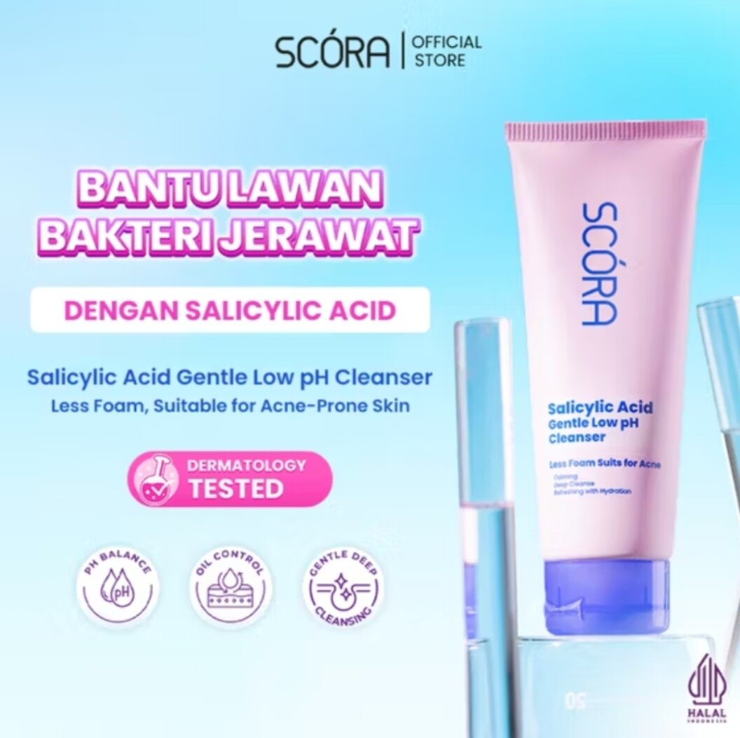 SCORA Salicylic Acid Gentle Low pH Cleanser 100ml
