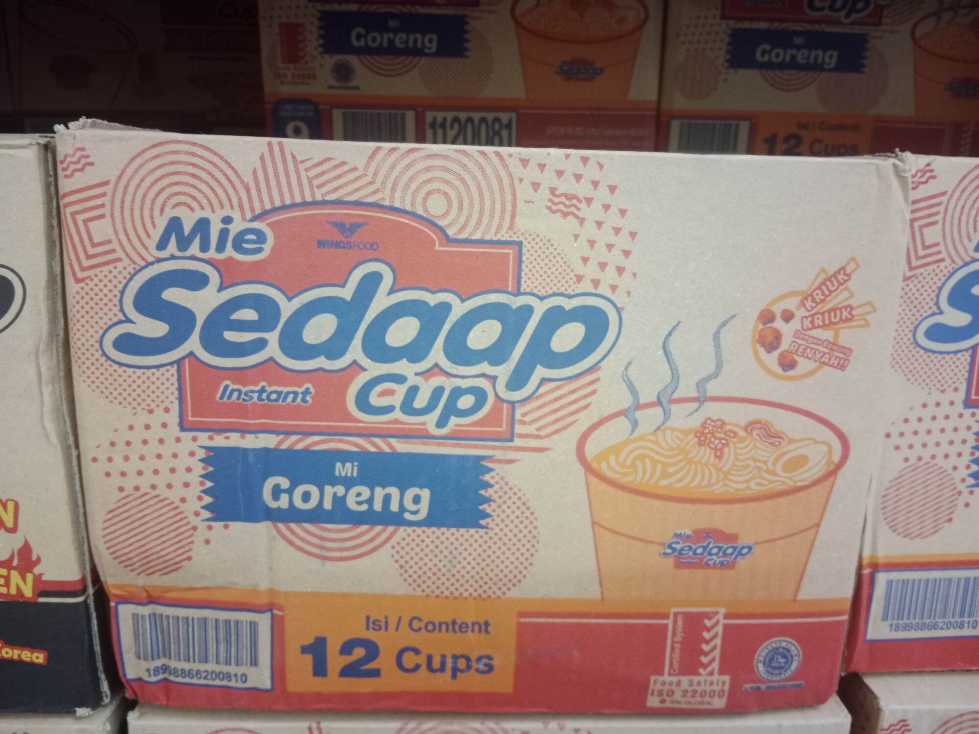 1 DUS MIE SEDAP CUP MI GORENG ISI 12 | Lazada Indonesia