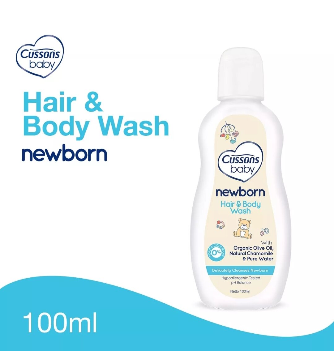 cussons baby new born hair & body wash 100 ml Lazada Indonesia