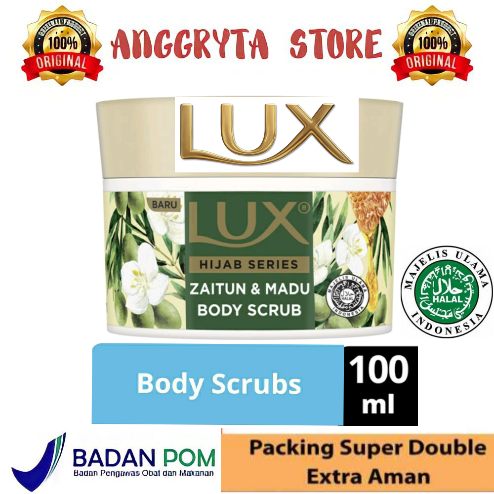 LUX HIJAB Series Olive Oil & Honey Body Scrub 100ml Lazada Indonesia