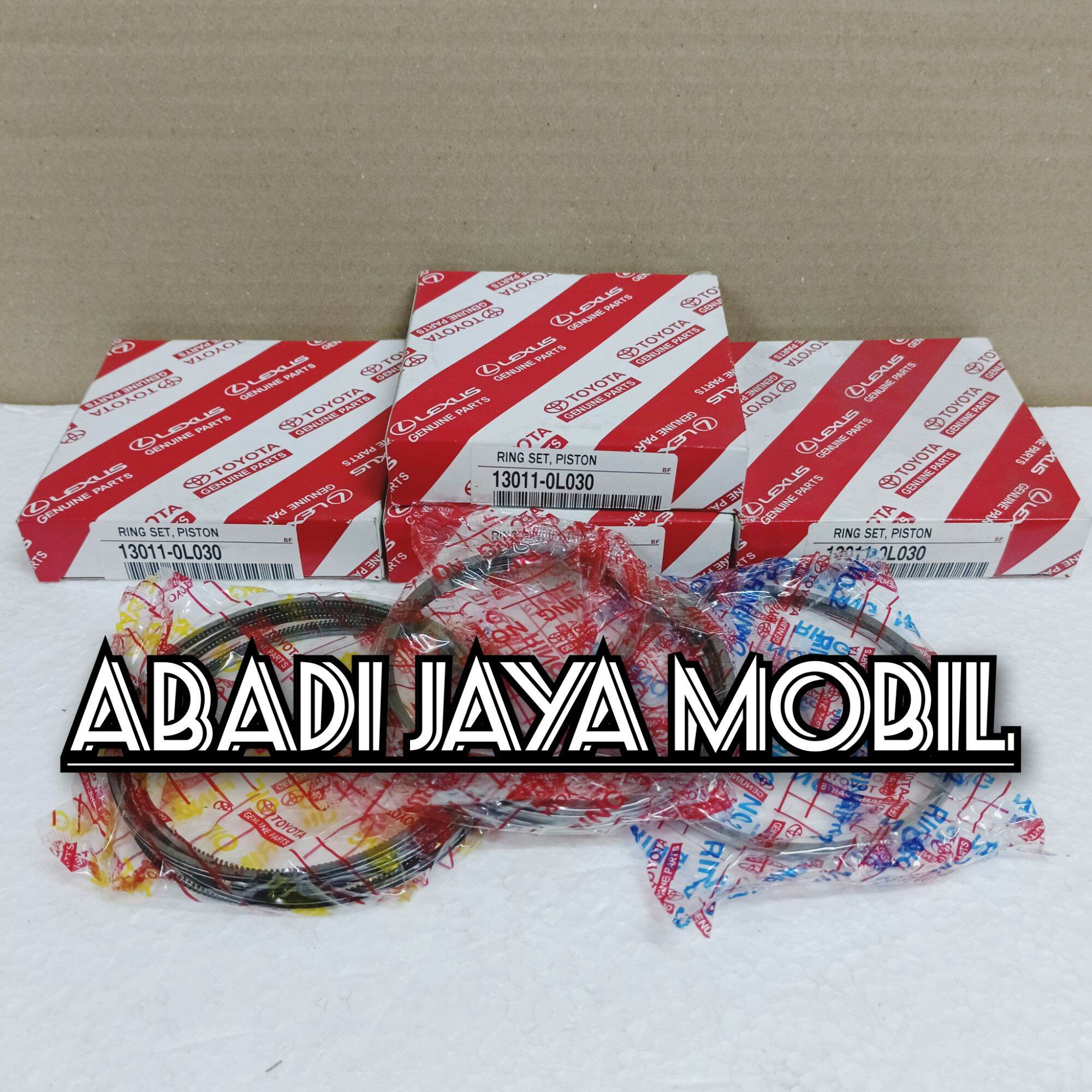 RING PISTON RING SEHER HILUX 13011-0L030 STD Harga 500,000 rupiah*Gratis Ongkir