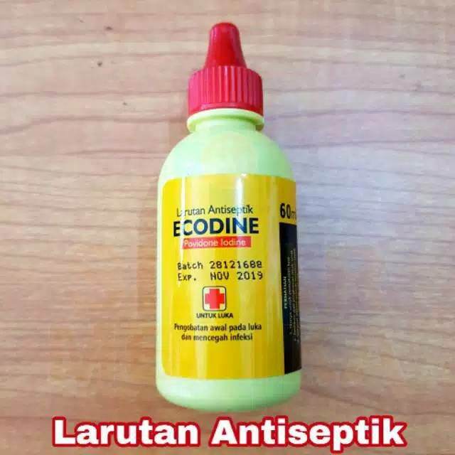 Ecodine 60ml Antiseptik Obat Luka Betadine Lazada Indonesia