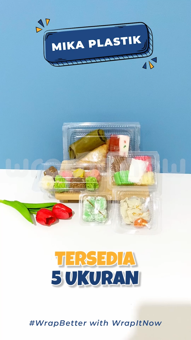 (isi 100 Pcs) Mika 3A 4A 5C 6A 7C // Plastik Mika Mika Nasi Kuning Mika ...