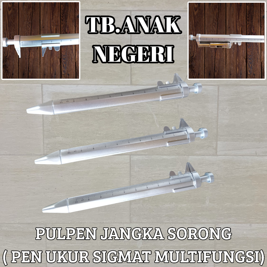 PEN UKUR SIGMAT BALLPOINT MULTIFUNGSI MEASURING TOOL SCALE RULER