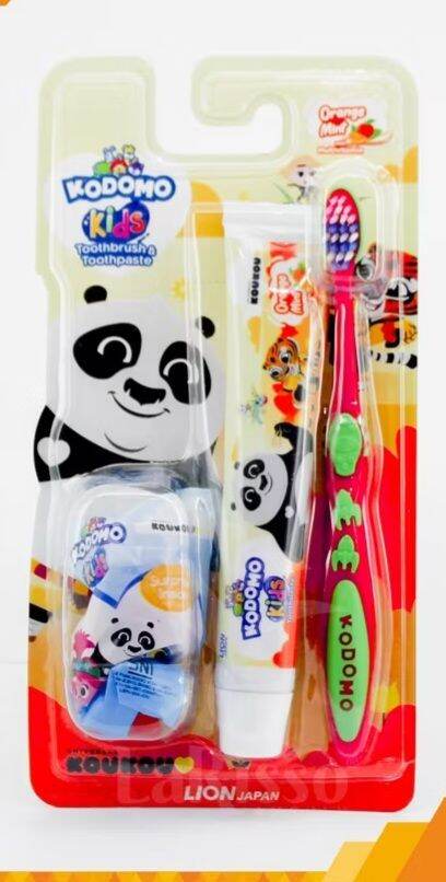 Kodomo Zig Zag 2 In 1 sikat gigi pasta gigi odol anak pepsodent