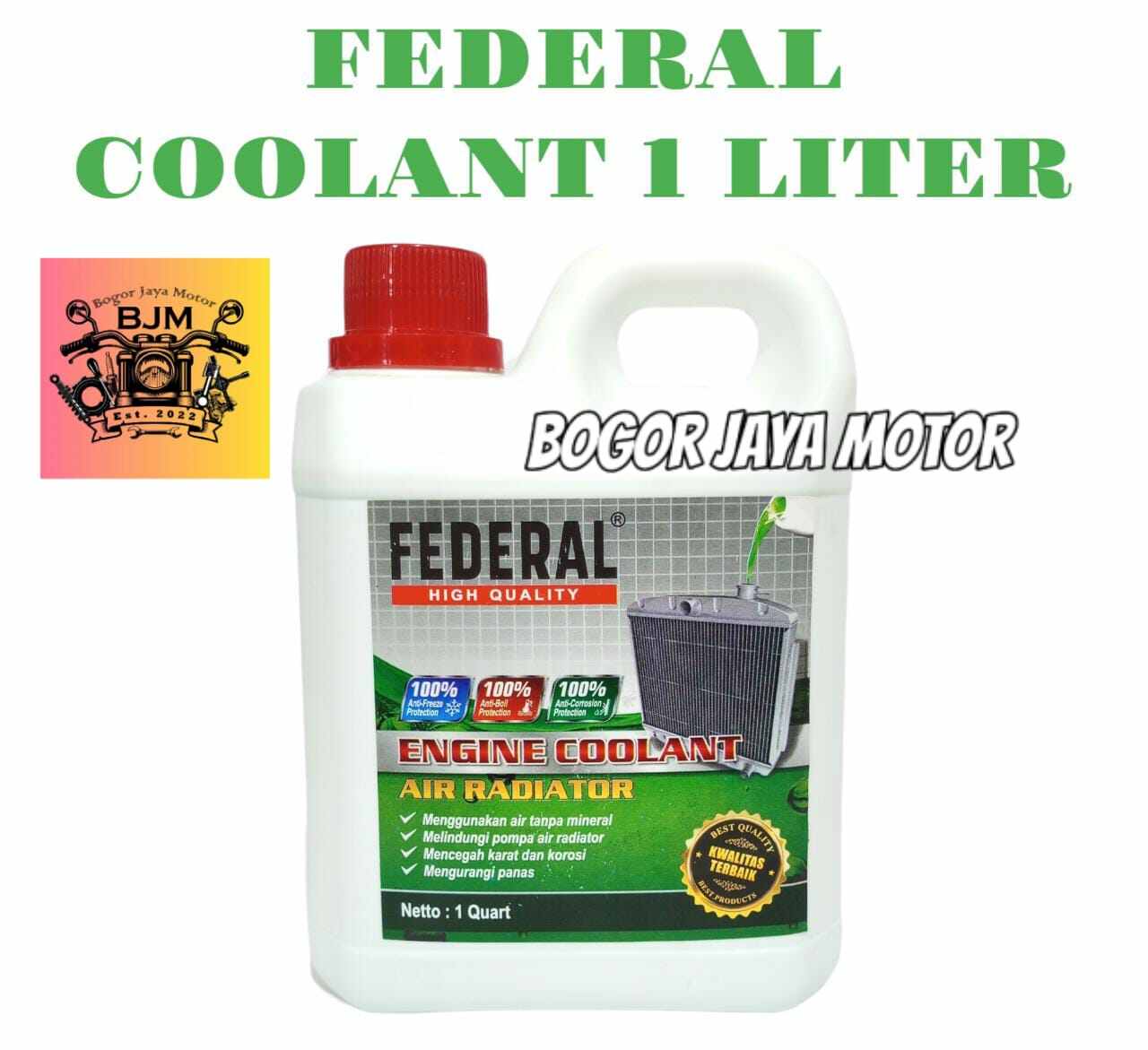 FEDERAL COOLANT 1 LITER COOLANT MURAH AIR RADIATOR 1 LITER MURAH AIR ...