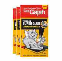 Lem gajah trap/papan 60gr x 3 (Lem tikus)