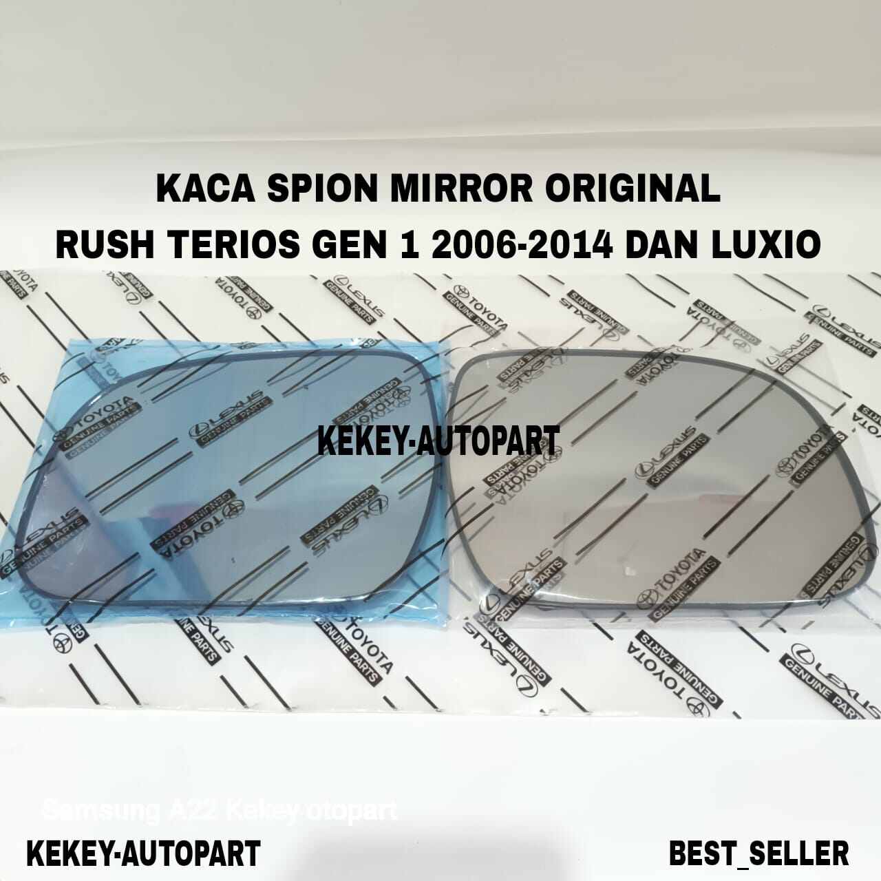 Rear View Mirror for Toyota Rush Daihatshu Terios Gen 1 2006-2014 and Original Luxio Harga 65,000 rupiah*Gratis Ongkir